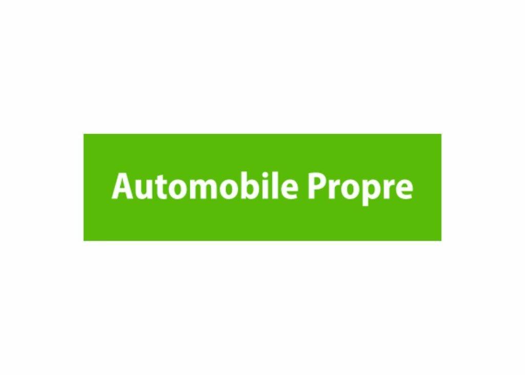 Logo Automobile Propre