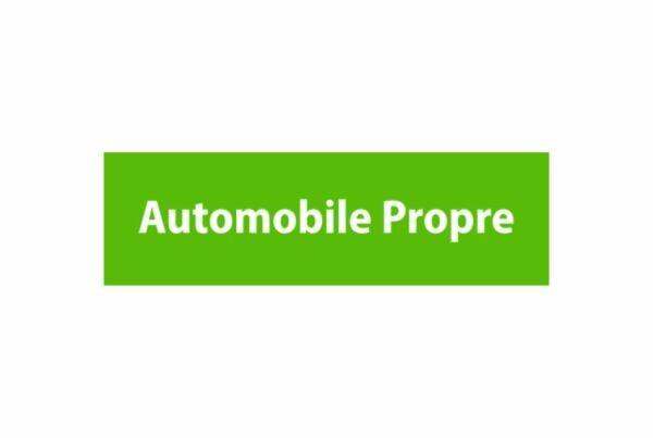 Logo Automobile Propre