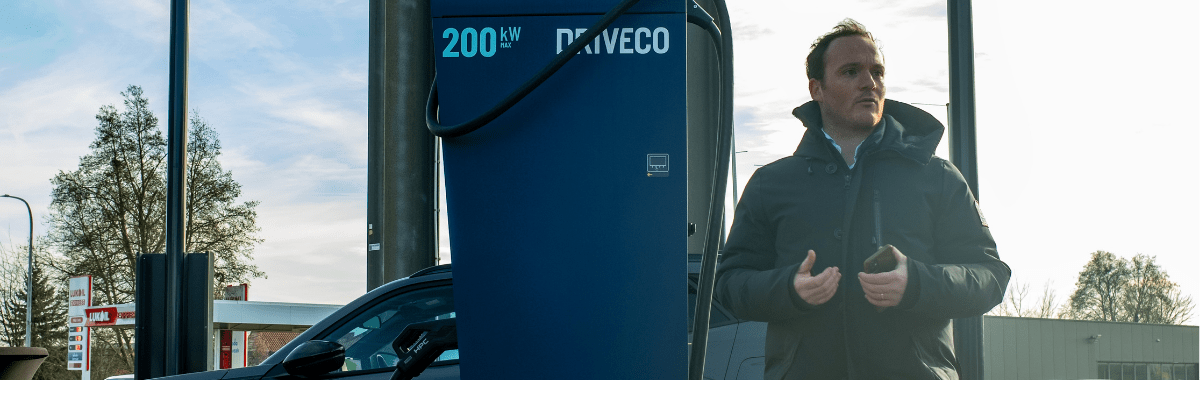 Station de recharge pour véhicules électriques DRIVECO en Belgique