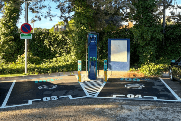 Une station DRIVECO en Espagne, sur un campus universitaire